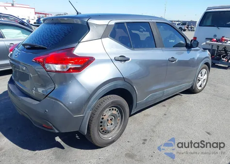 2020 Nissan Kicks S Xtronic Cvt z USA, uszkodzony, nr VIN 3N1CP5BV9LL508699